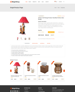 Shop Details Page