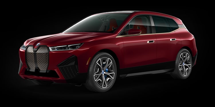 Side angled view of the iX xDrive50