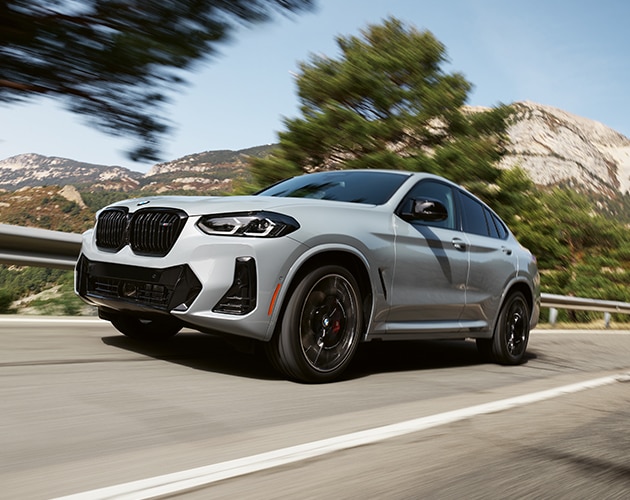 A BMW X4 Coupe SUV with the available M Sport Package